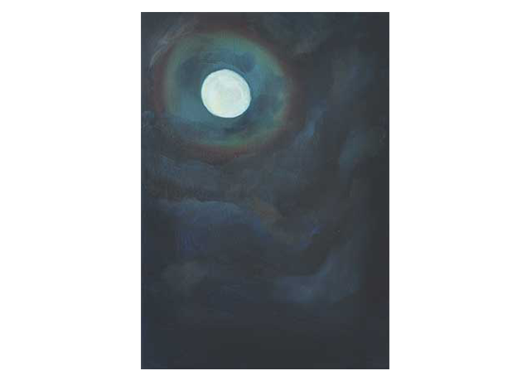 Moon, rainbow, 2019, by Anika Mariam Ahmed
